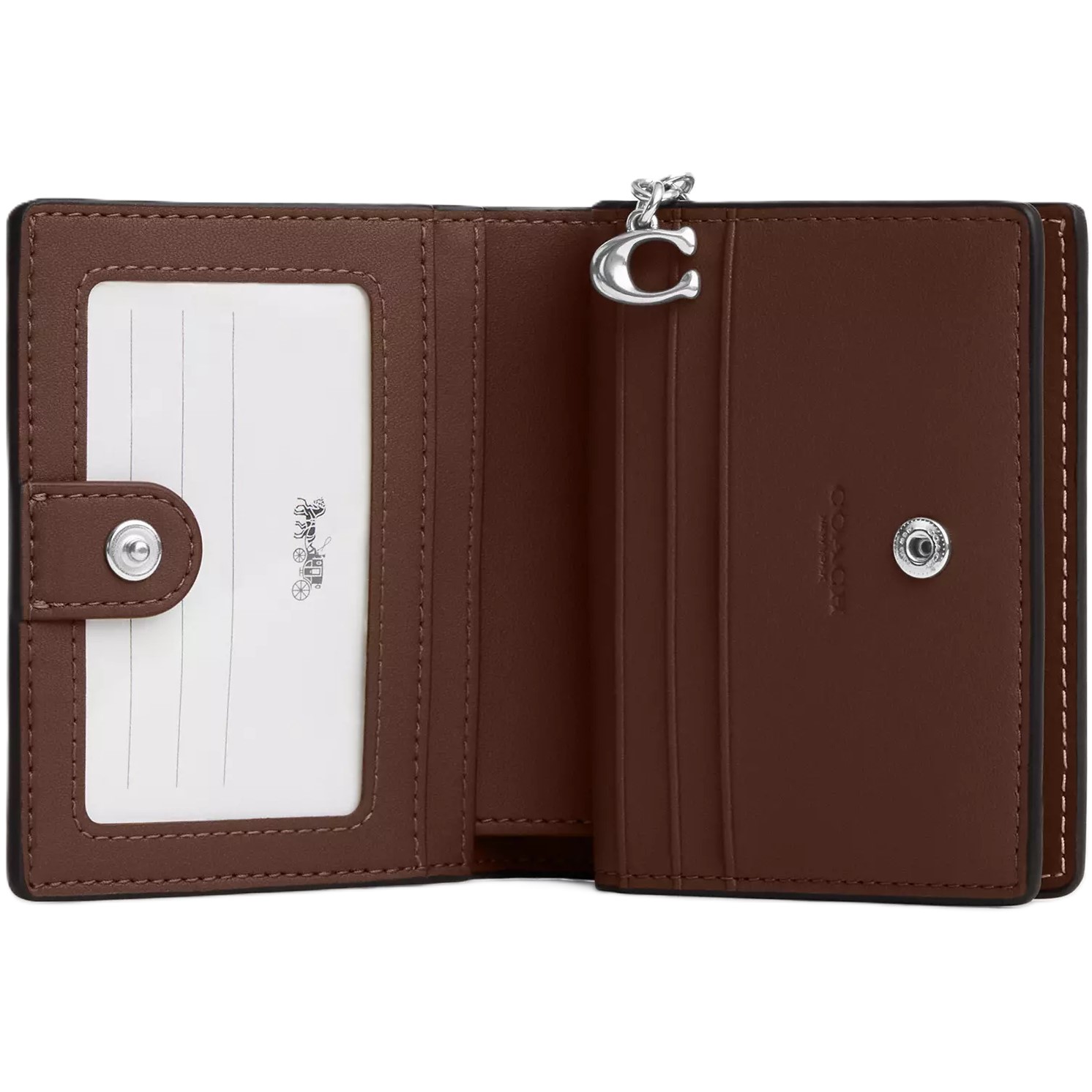 Ví ngắn nữ cầm tay Coach Snap Wallet Signature Canvas Banana Print CR942 2