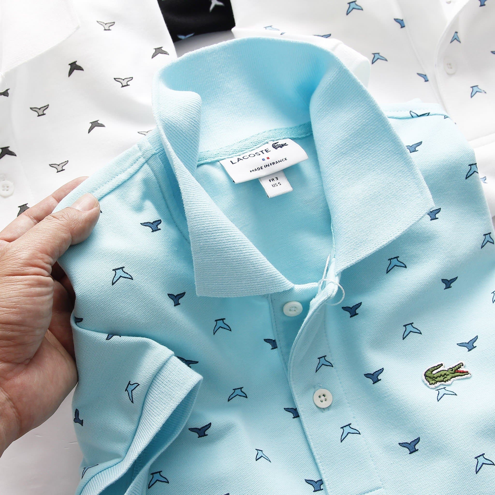 ÁO THUN TAY NGẮN NAM LACOSTE POLO LC WHALE TALE PAINTED 7