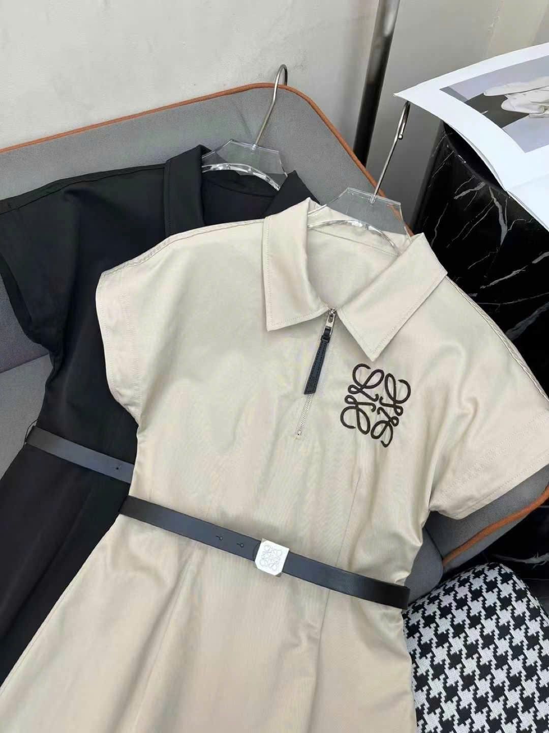 Áo đầm thời trang kèm thắt lưng Loewe 6