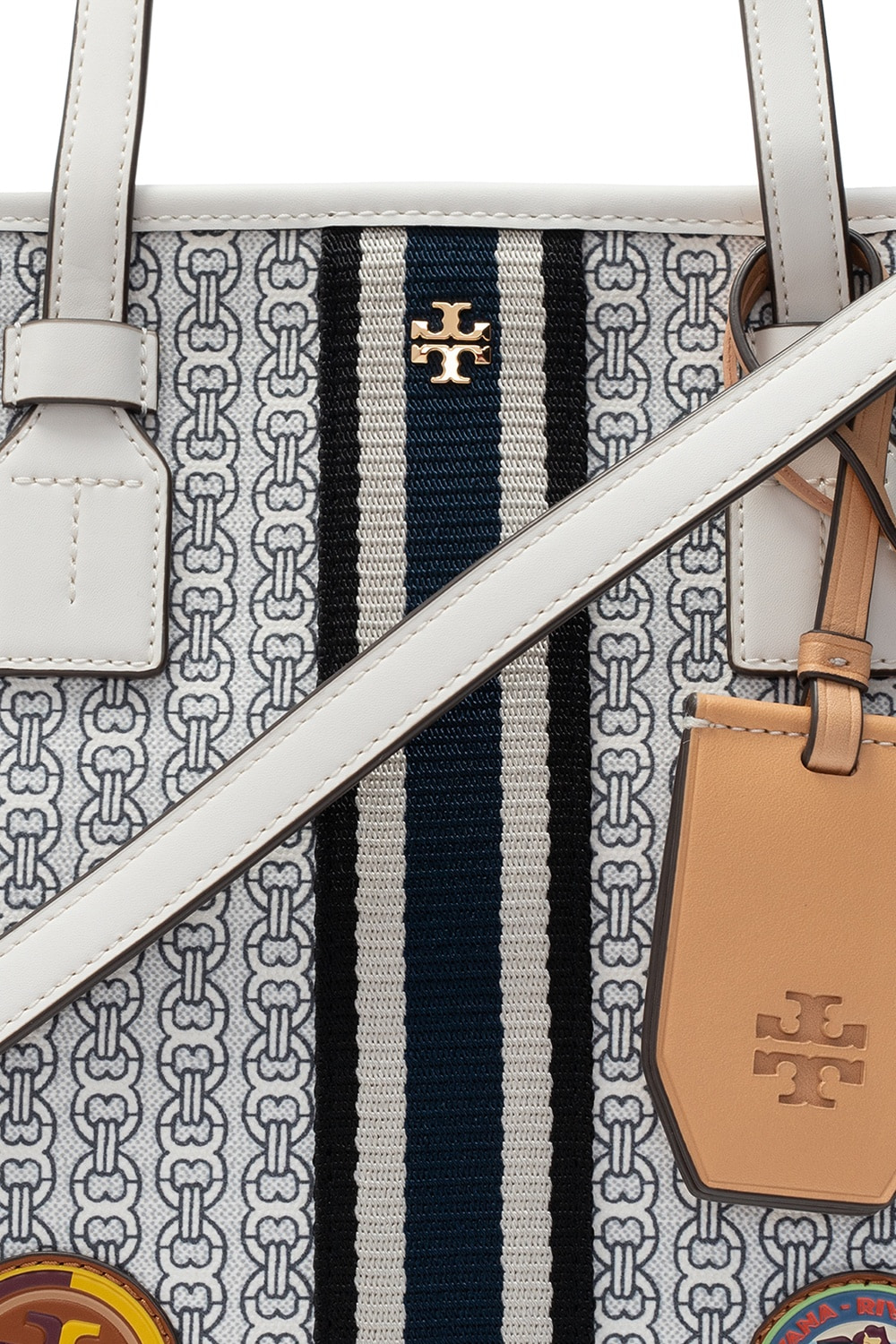 TÚI NỮ TORY BURCH GEMINI LINK CANVAS PATCHES SMALL TOTE 6