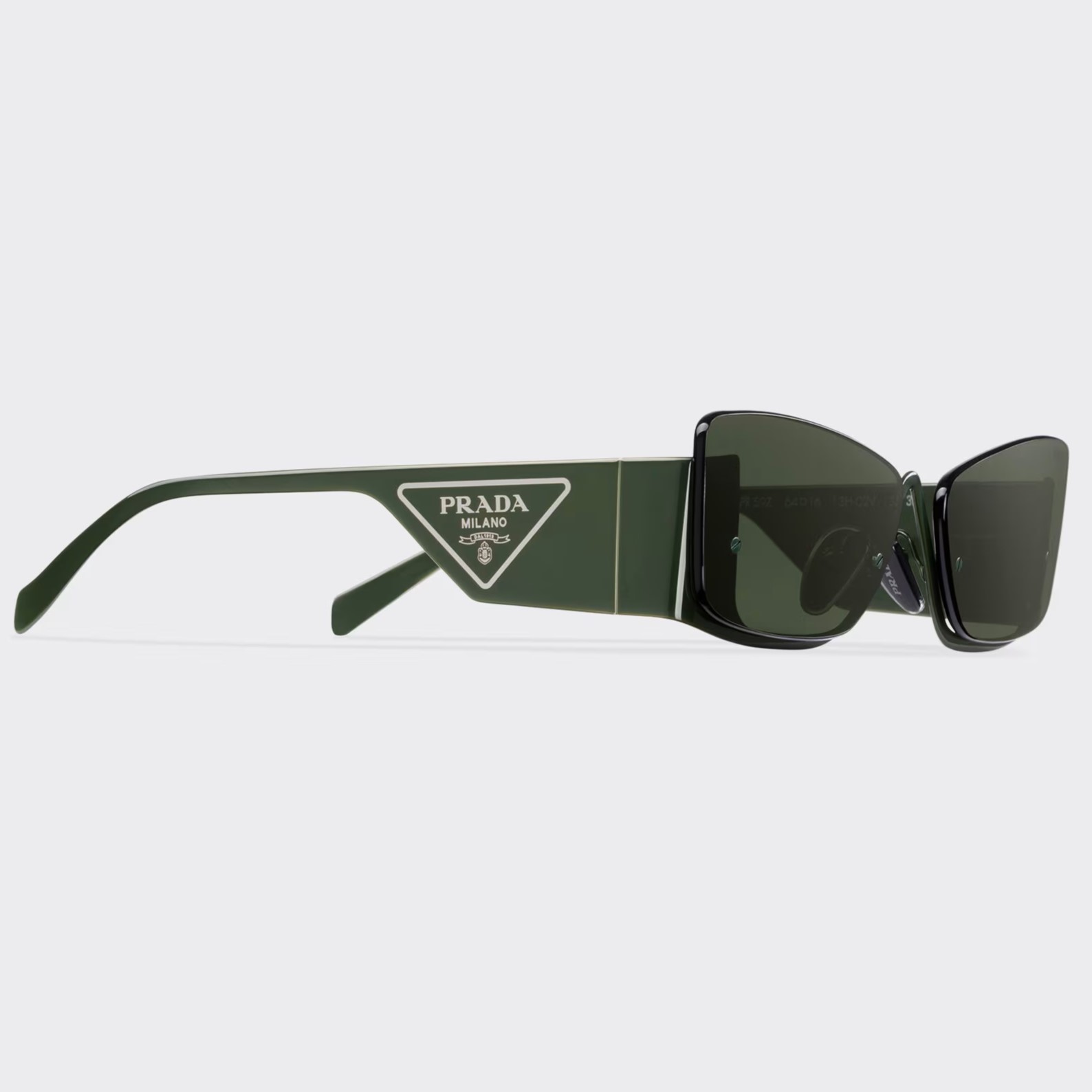 MẮT KÍNH PRADA MILITARY BLACK LENSES RUNWAY SUNGLASSES SPR59Z 7