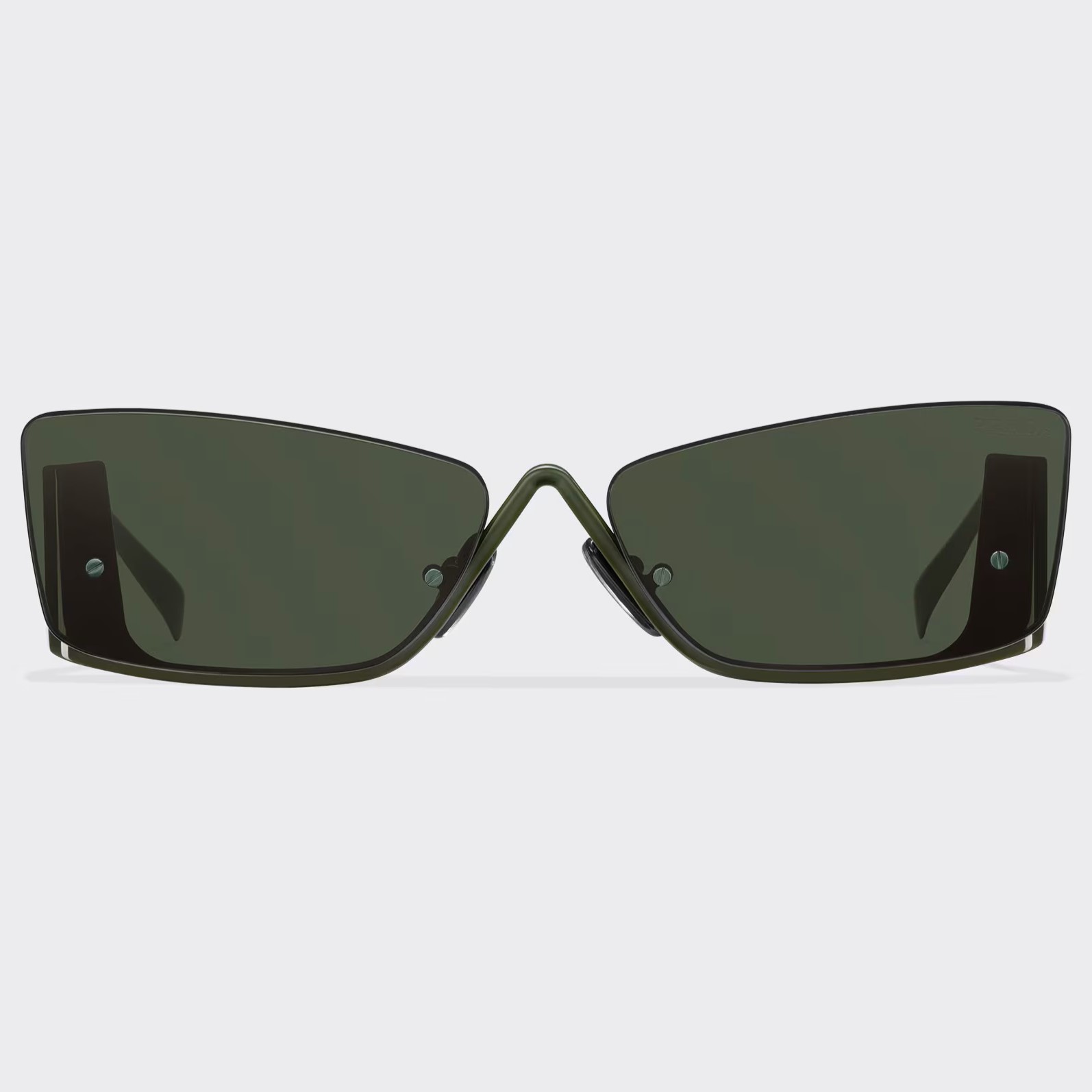 MẮT KÍNH PRADA MILITARY BLACK LENSES RUNWAY SUNGLASSES SPR59Z 8
