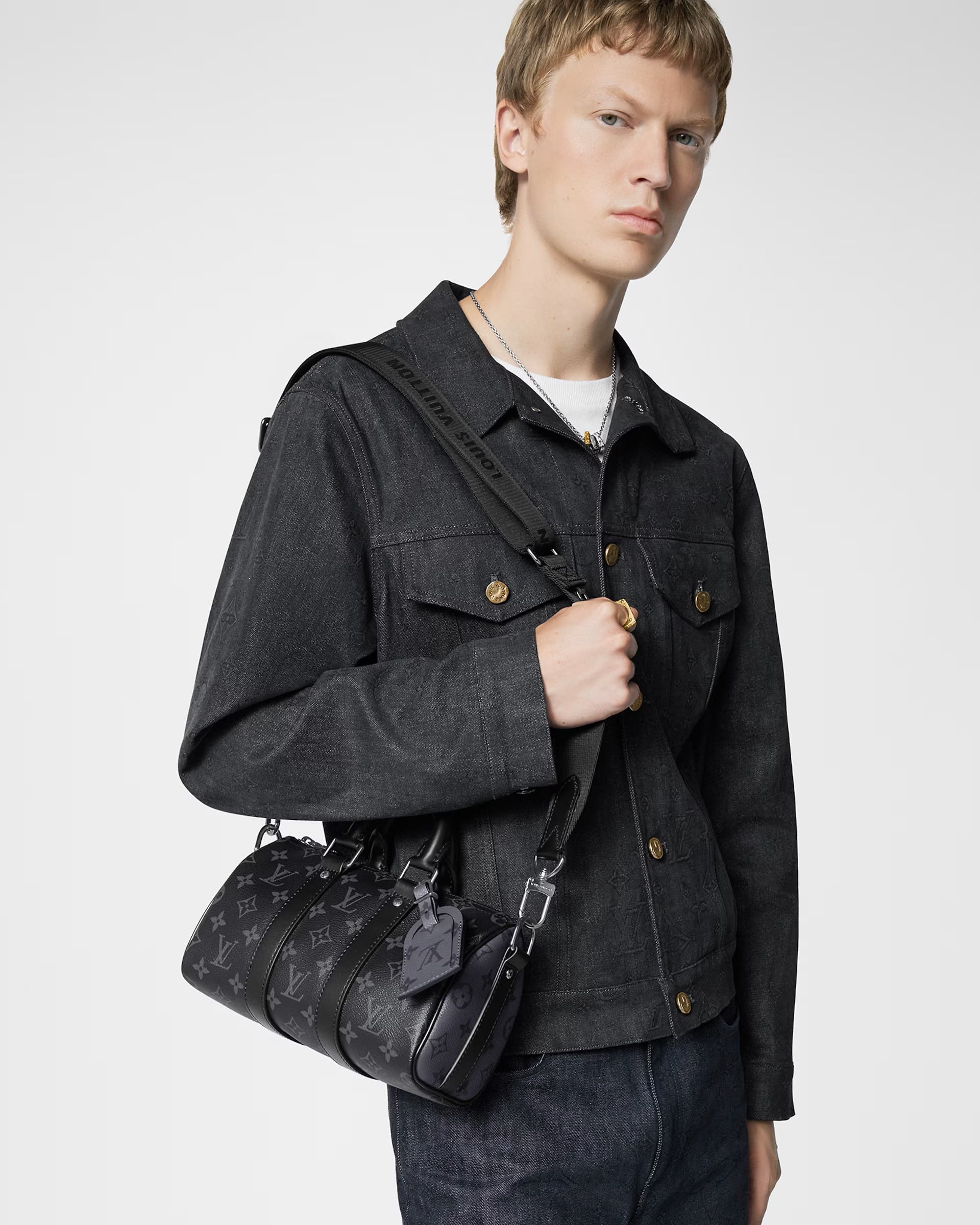 TÚI TRỐNG NAM LOUIS VUITTON KEEPALL BANDOULIÈRE 25 M46271 4