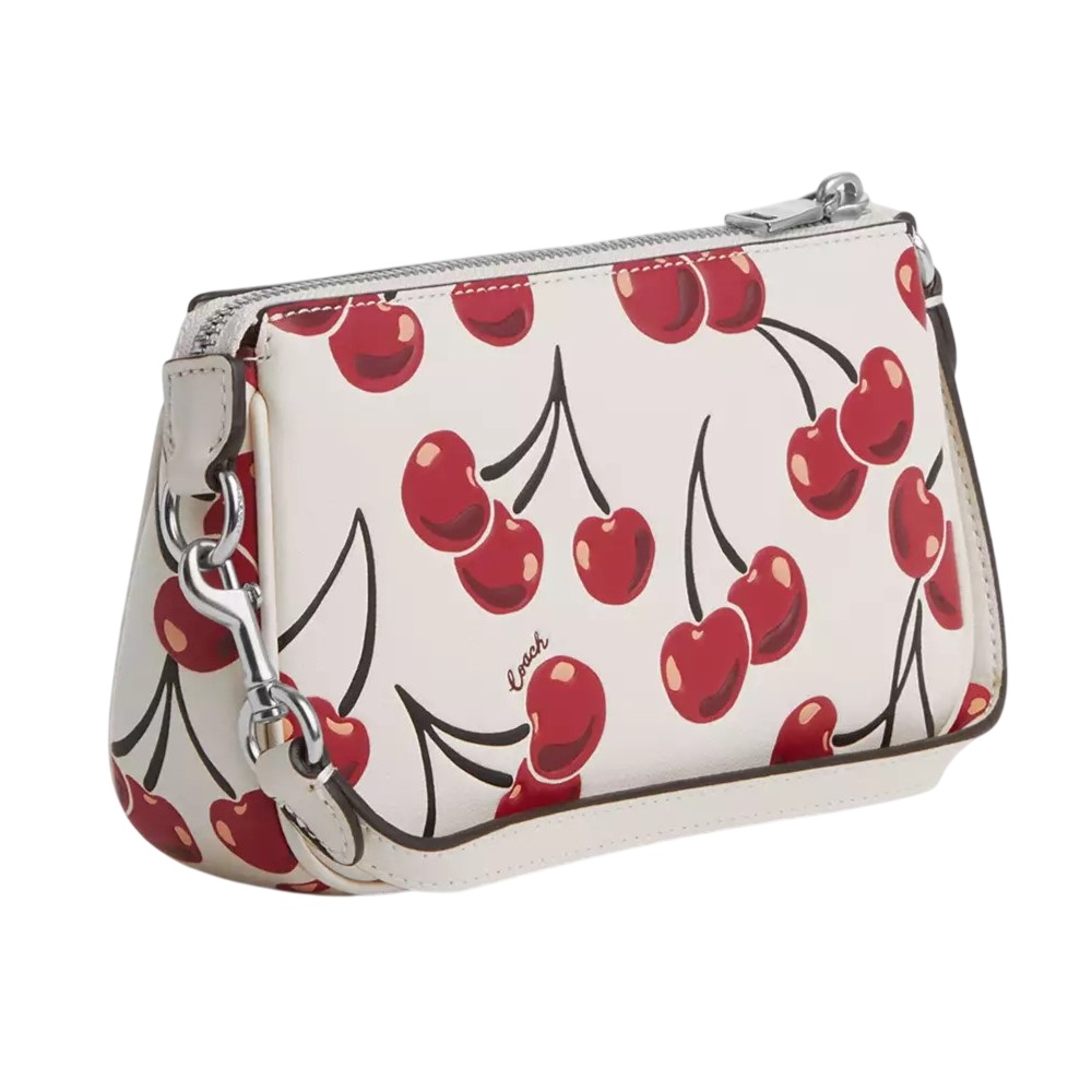 Túi kẹp nách limited Coach Nolita 19 With Cherry Print Chalk Multi CZ012 3
