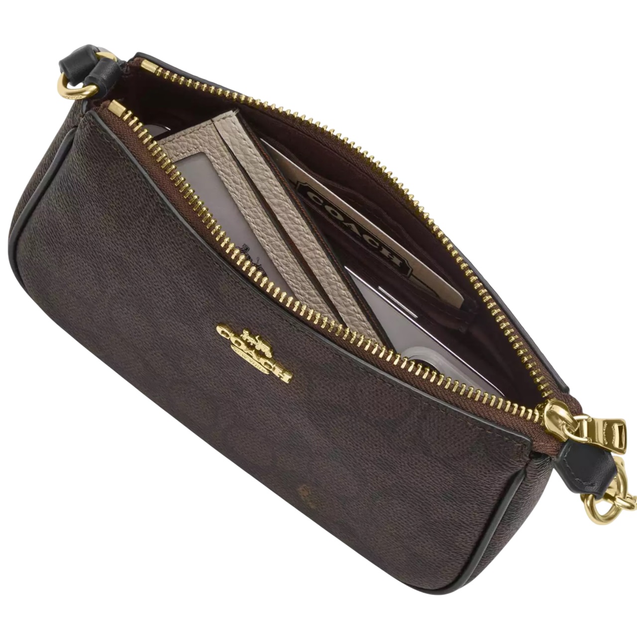 Túi kẹp nách limited Coach Nolita 19 With Cherry Print Chalk Multi CZ012 4
