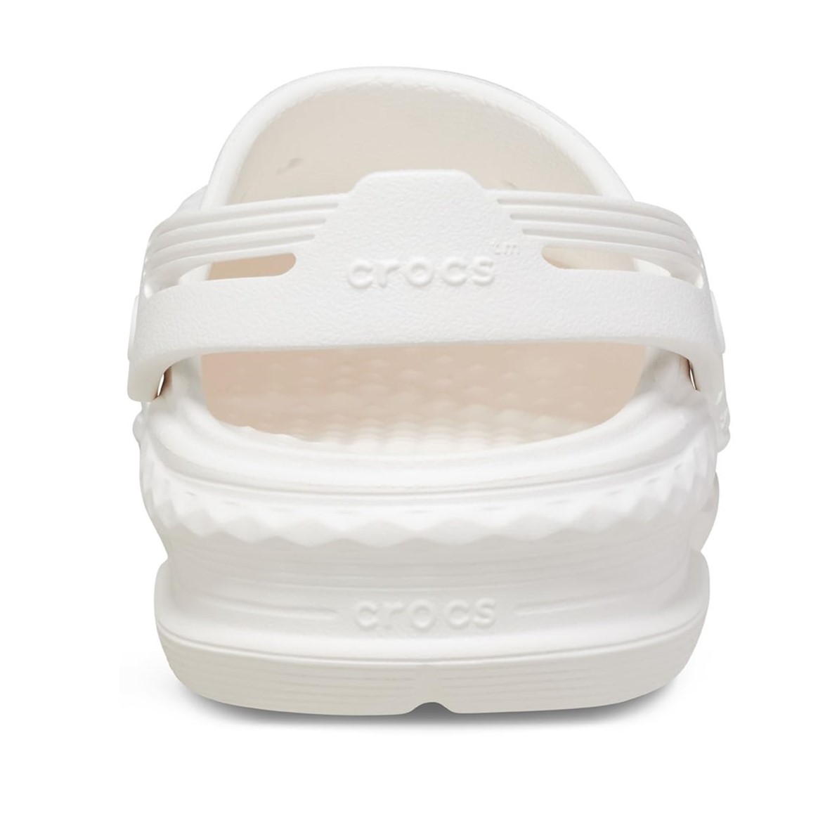 Giày trắng nữ Clog Unisex Crocs Off Grid White 2