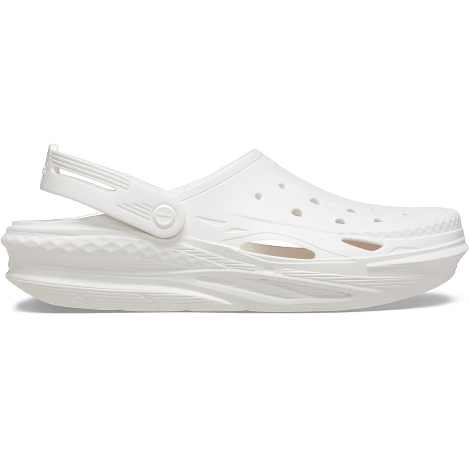 Giày trắng nữ Clog Unisex Crocs Off Grid White 3