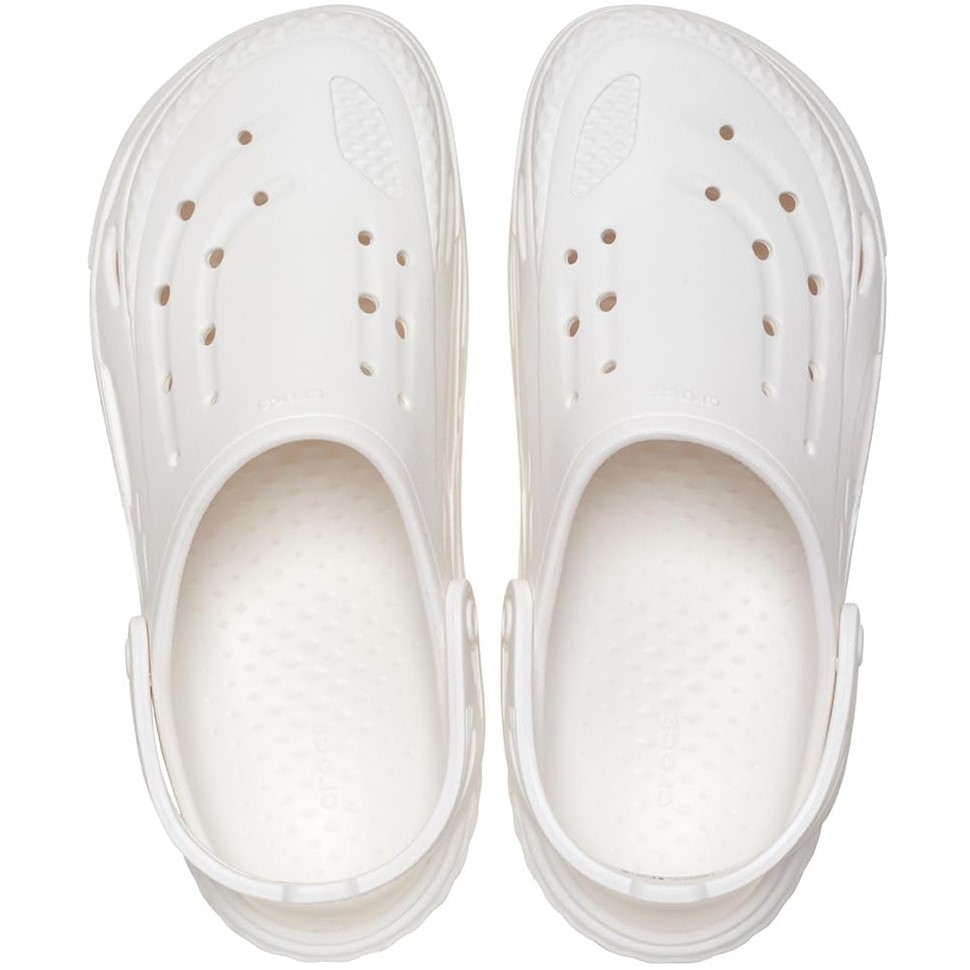 Giày trắng nữ Clog Unisex Crocs Off Grid White 6