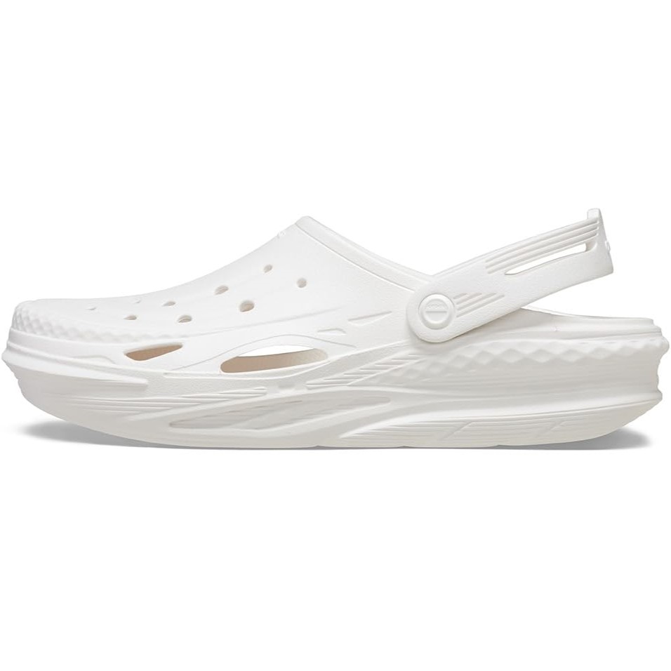 Giày trắng nữ Clog Unisex Crocs Off Grid White 7