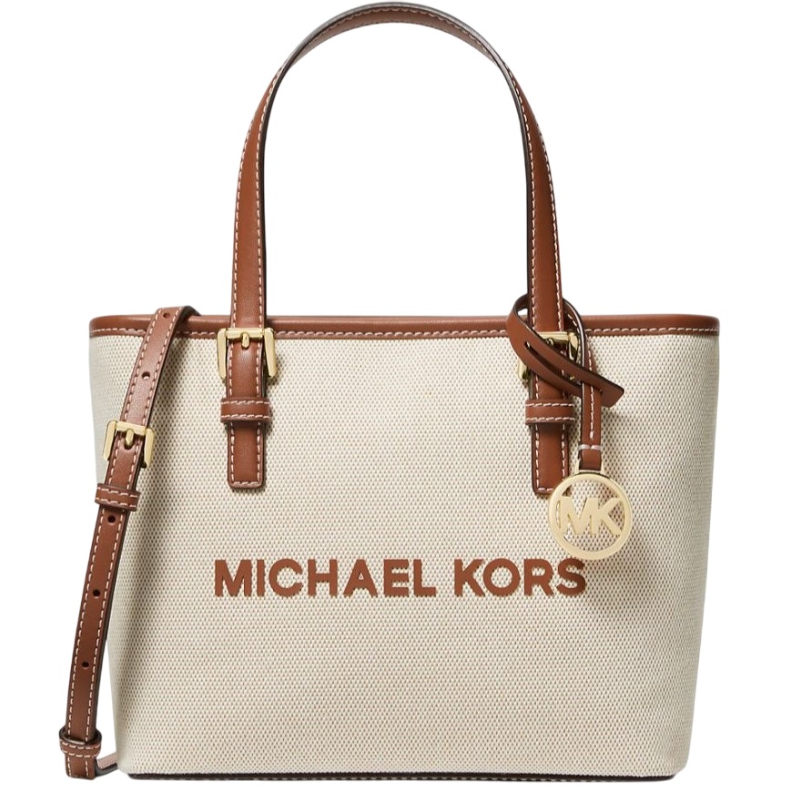 Túi xách Michael Kors Mini tout-bag Jet Set Travel from the canvas Brown 1