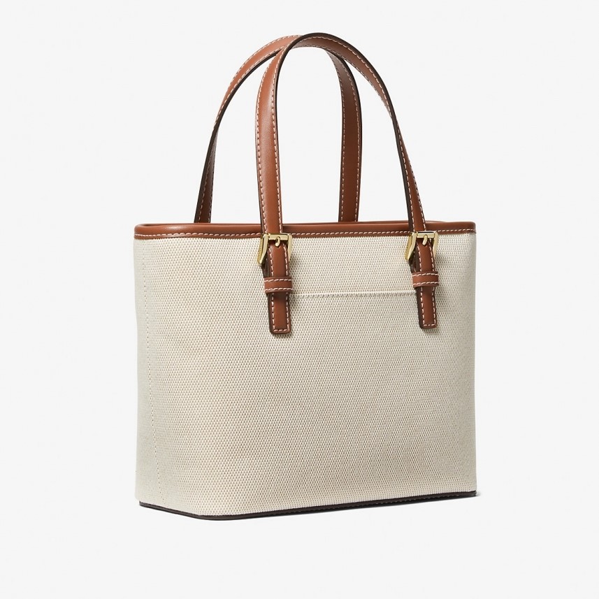 Túi xách Michael Kors Mini tout-bag Jet Set Travel from the canvas Brown 4