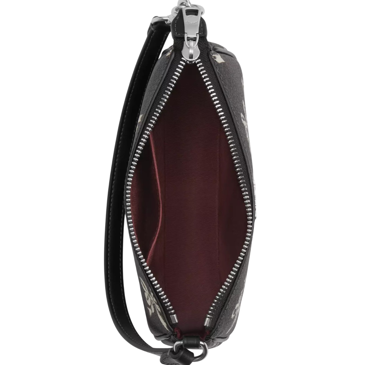 Túi kẹp nách Coach Nolita 19 With Bow Print Multicolor Black CZ454 3