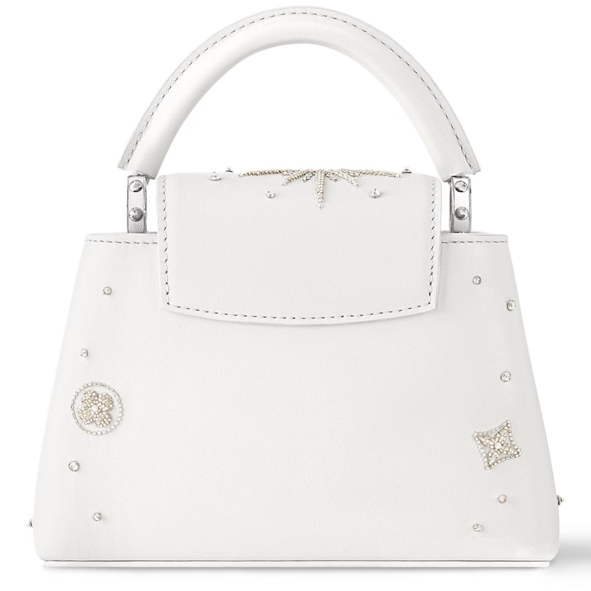 Túi xách Louis Vuitton Capucines Mini Optical White M11934 3