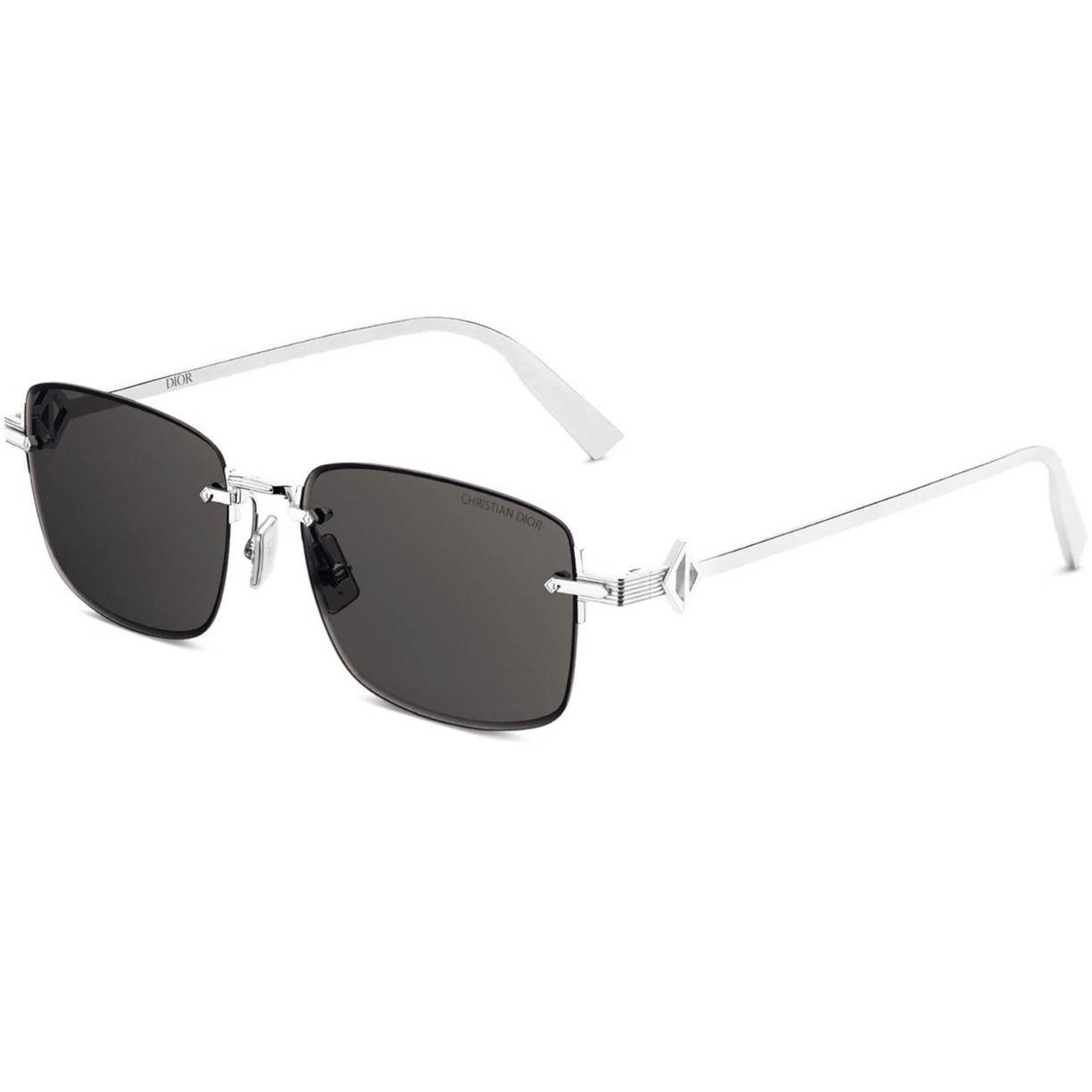 Kính mát Dior CD Diamond S11U Rectangular Sunglasses Grey Lens 3