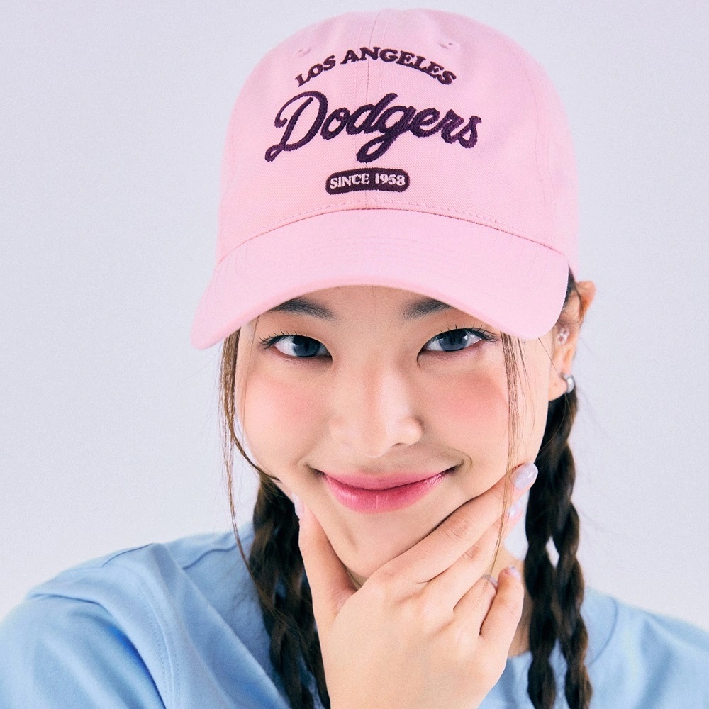 Nón kết MLB Varsity Lettering Ball Cap Los Angeles Dodgers Peach 3ACPL033N-07PCS 7