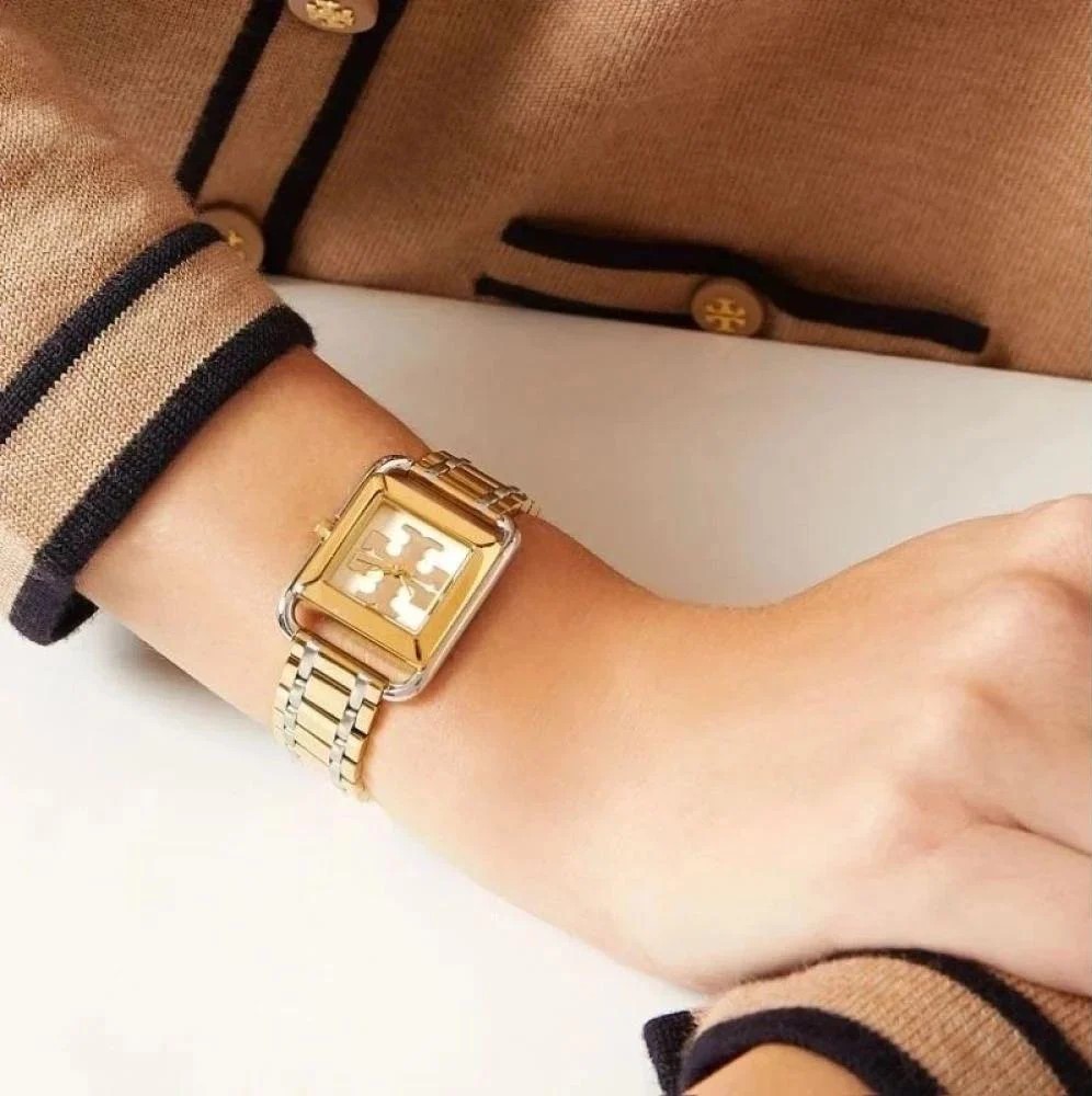 Đồng hồ đeo tay nữ Tory Burch The Miller Square Womens Wristwatch TBW6013 6