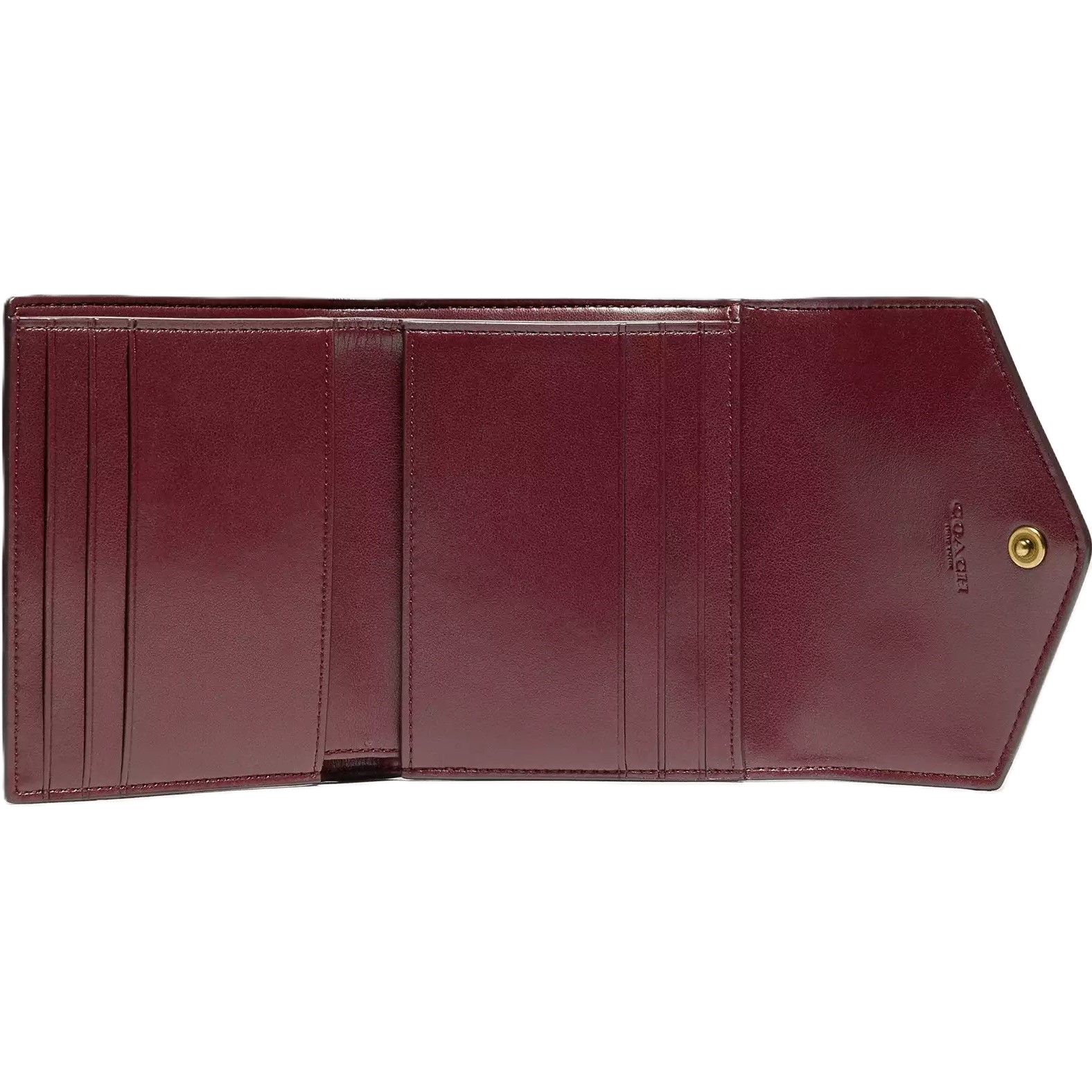 Ví ngắn nữ Coach Small Wallet In Signature Canvas With Scattered Apple Print F87709 2