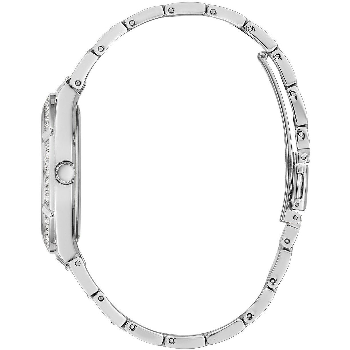 Đồng hồ đeo tay Guess Women Embellished Dial Bracelet Style Straps Analogue Watch GW0312L1 1