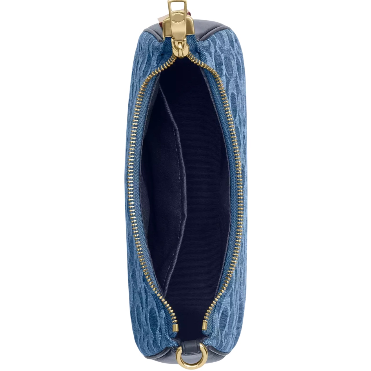 Túi đeo chéo Coach Teri Shoulder Bag In Signature Denim Indigo CDQ56 2