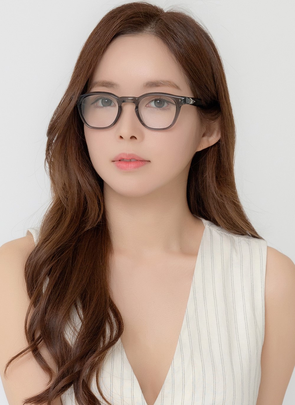 Kính mát Gentle Monster Gọng Cận Vonzo GC9 Clear Lenses Gray Acetate Frame 8