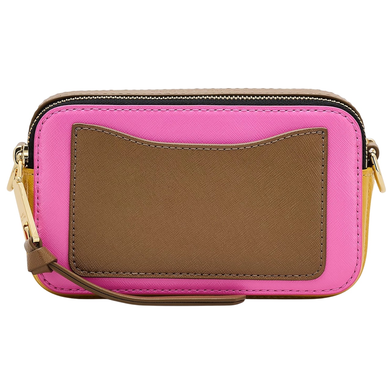 Túi xách đeo chéo Marc Jacobs màu hồng The Colorblock Snapshot Crossbody Bag Bow Pink Mult 12