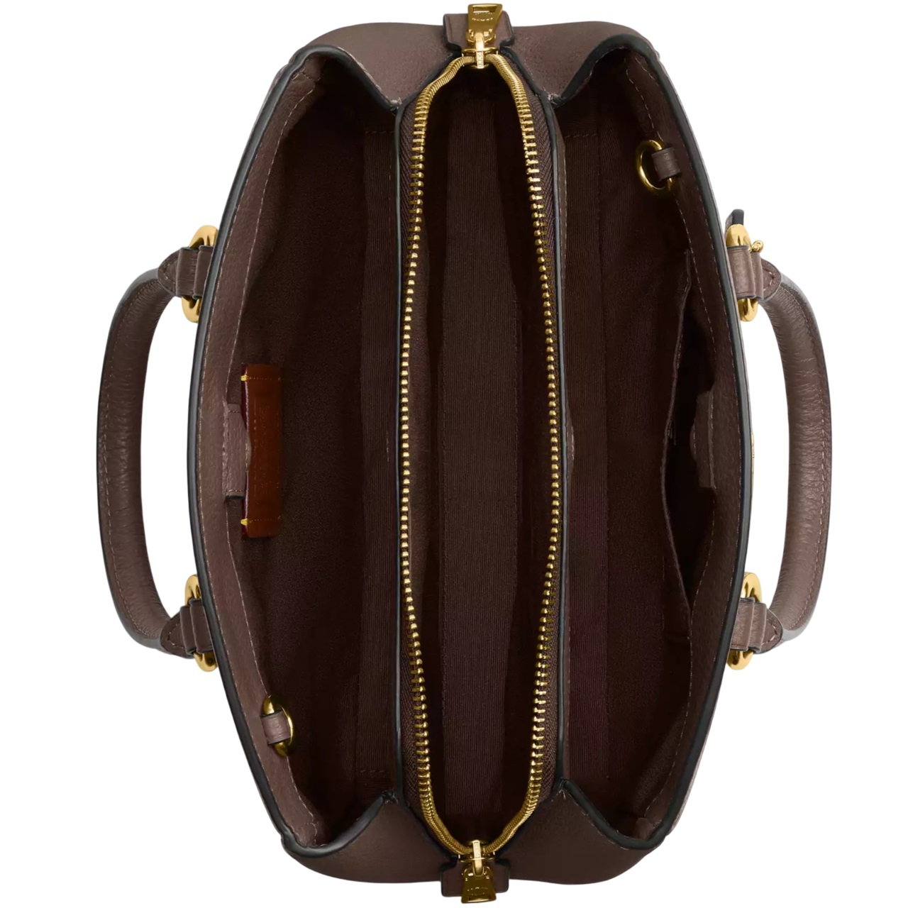 Túi xách Coach nữ Savannah Small Carryall Bag Pebbled Leather Dark Stone CAL54 7