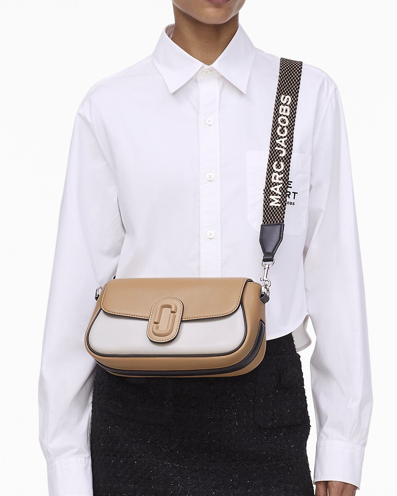 Túi Marc Jacob The Colorblock Leather Covered J Mark Clover Large 2S5HSH022H02 6