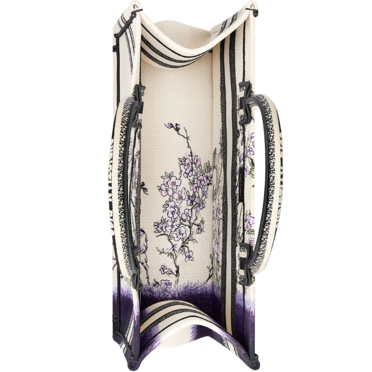 Túi xách cầm tay nữ Medium Dior Book Tote Multicolor Dior Pivoine Embroidery 2