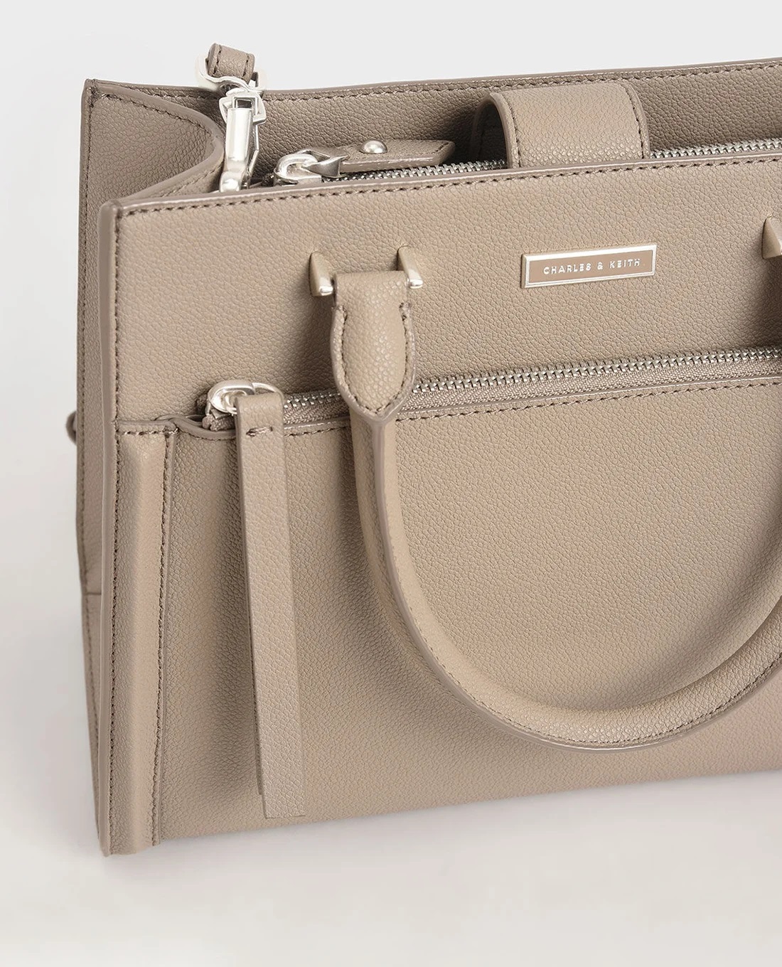 TÚI XÁCH CHARLES KEITH DOUBLE HANDLE FRONT ZIP TOTE BAG 16