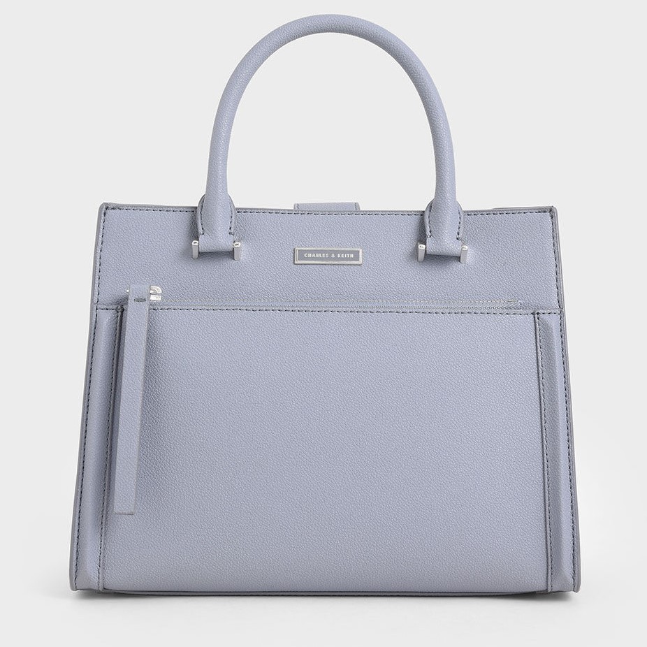 TÚI XÁCH CHARLES KEITH DOUBLE HANDLE FRONT ZIP TOTE BAG 26
