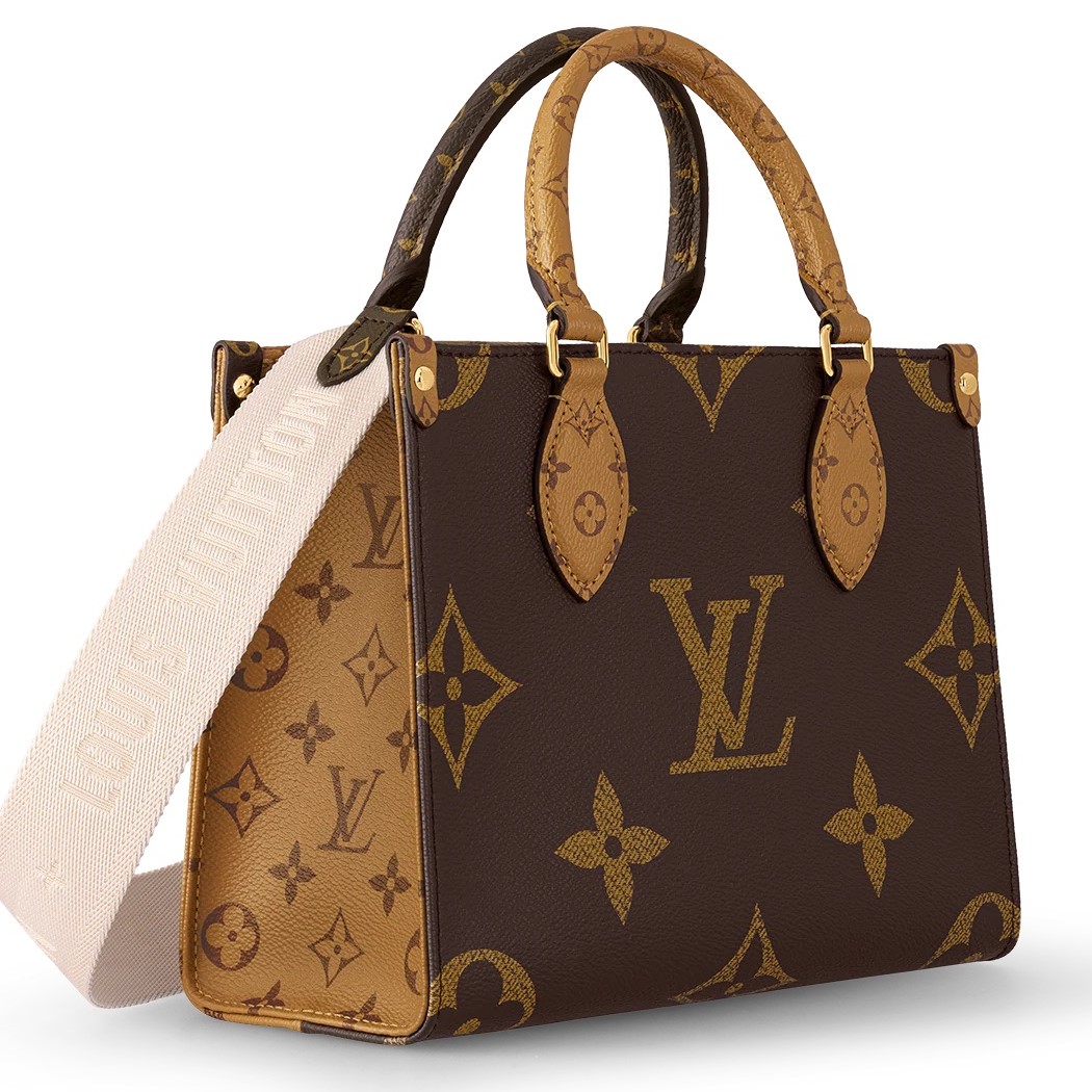 TÚI ĐEO CHÉO TOTE NỮ LV LOUIS VUITTON ONTHEGO PM TOTE BAG MONOGRAM REVERSE COATED CANVAS 6