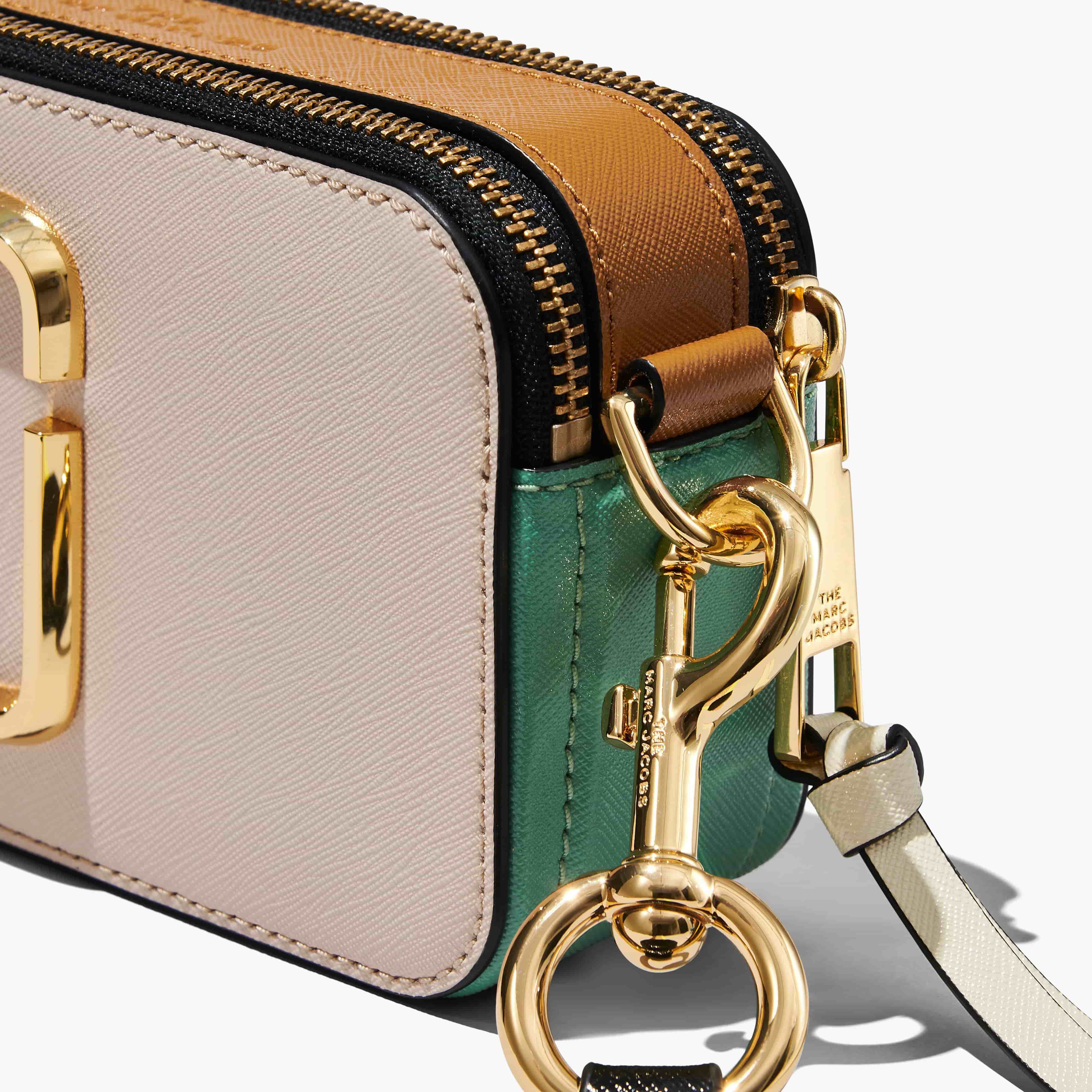 Túi nữ Marc Jacobs màu hồng The Colorblock Snapshot Camera Bag Tapioca Multi 2