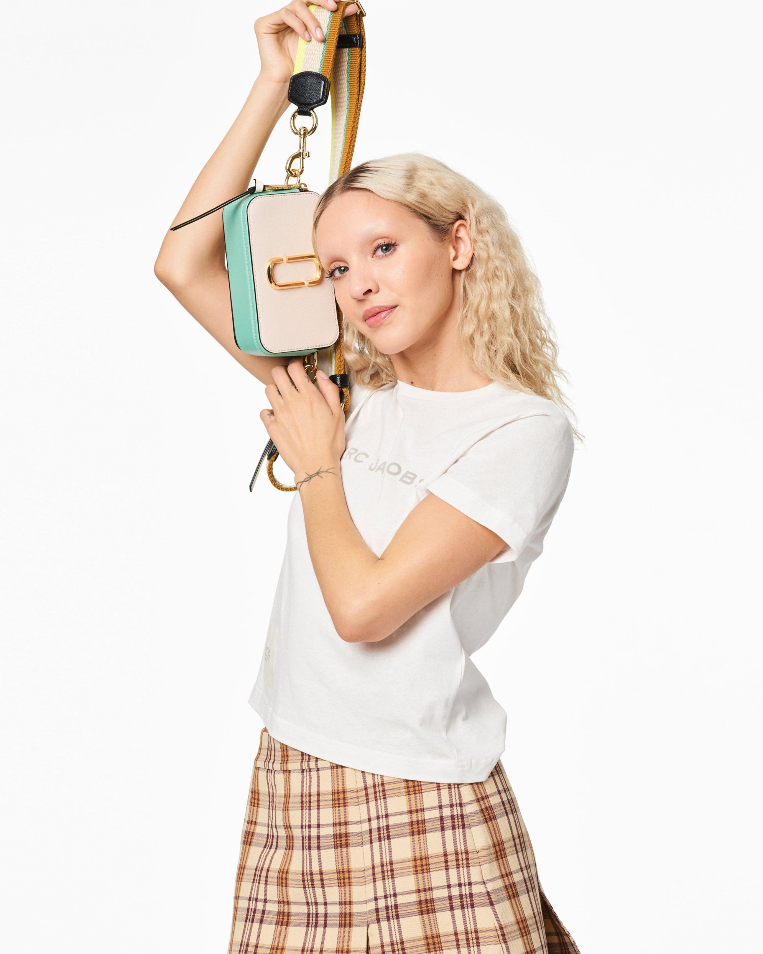 Túi nữ Marc Jacobs màu hồng The Colorblock Snapshot Camera Bag Tapioca Multi 9