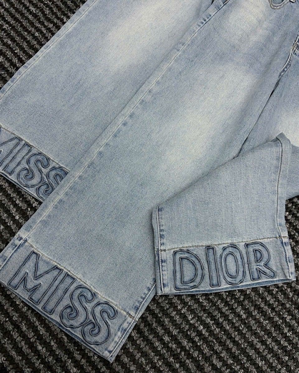 Quần jean suông Miss Dior 1