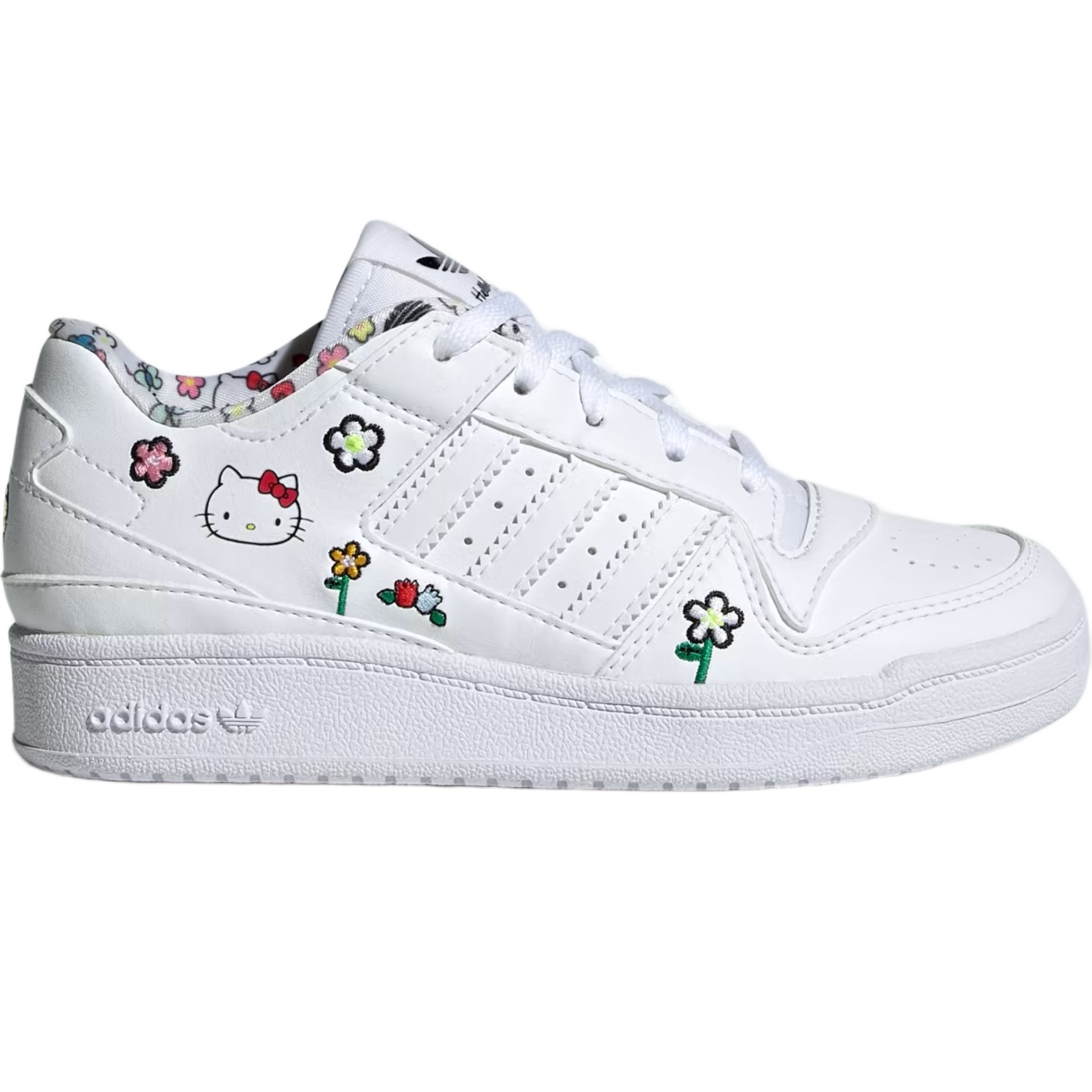 Giày thể thao Adidas x Hello Kitty Forum Low Cloud White Core Black IG030 8