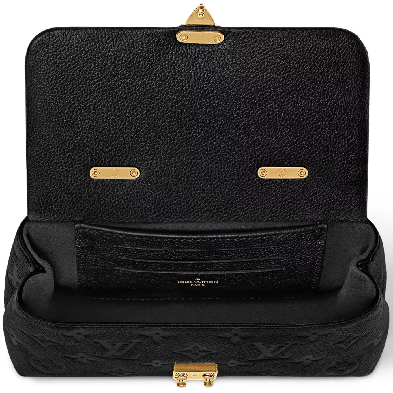 Túi đeo chéo Louis Vuitton Nano Madeleine Monogram Empreinte Black 4