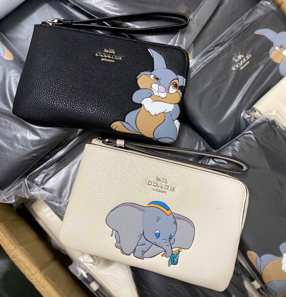 VÍ COACH MỎNG HỌA TIẾT DISNEY | BÓP COACH ĐỰNG TIỀN CAO CẤP 3