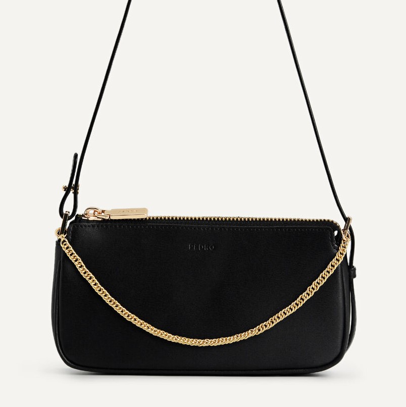 TÚI XÁCH NỮ PEDRO MADDY LEATHER CHAIN DETAILED SHOULDER BAG 11