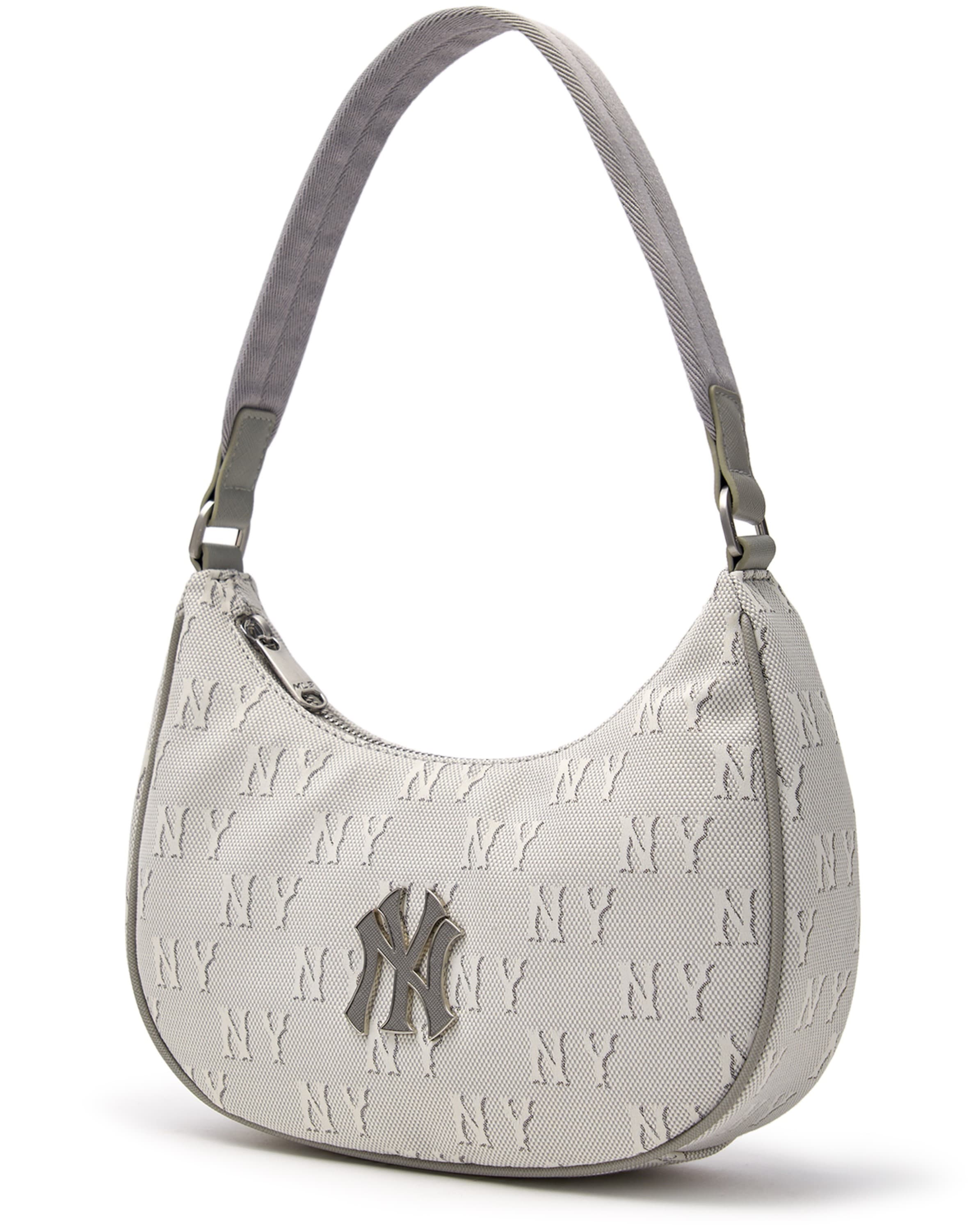 Túi đeo vai MLB Hobo Monogram New York Yankees Charcoal Grey 3ABQS014N-50CGL 4