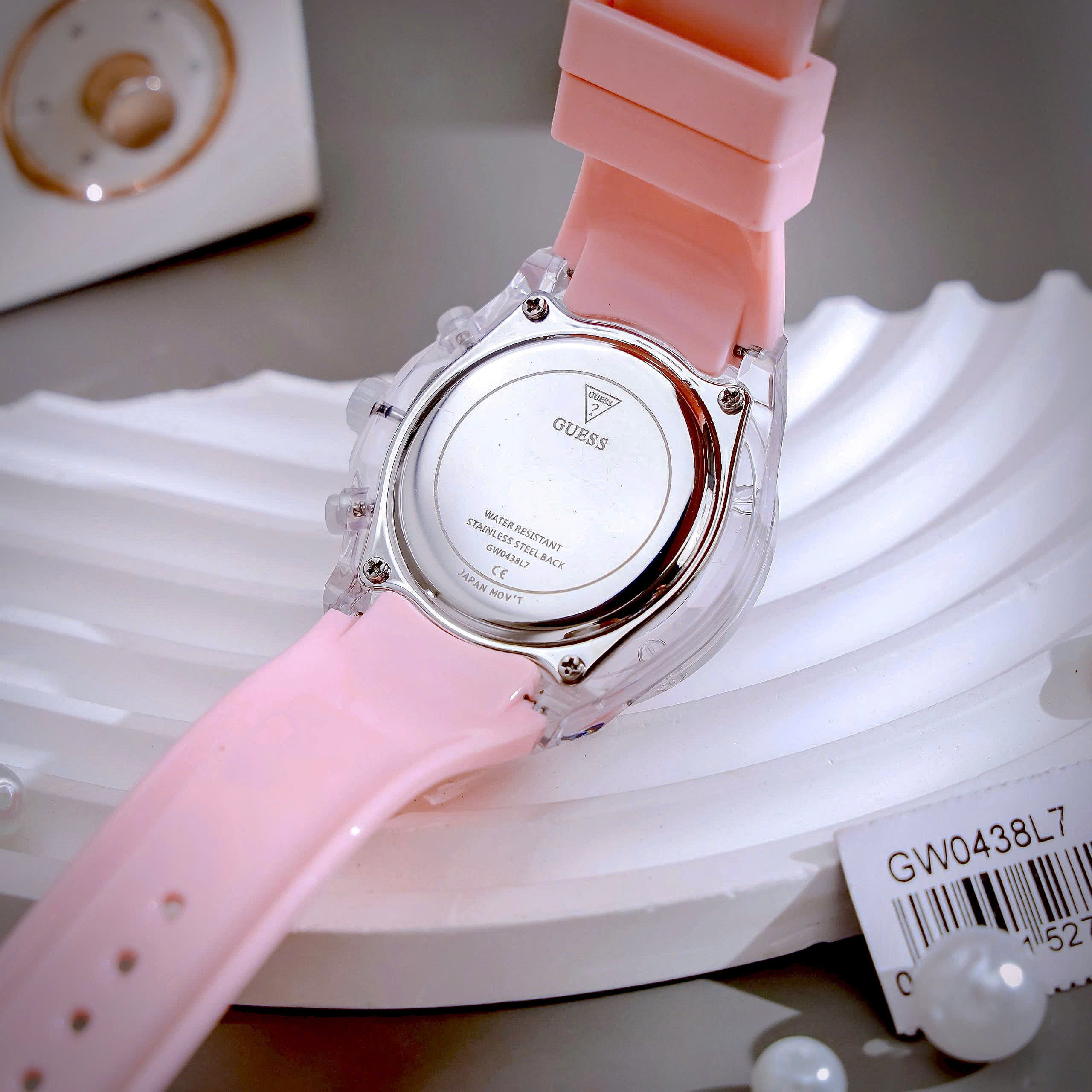 Đồng Hồ đeo tay Nữ Guess Eco-Friendly Multifunction Women Watch GW0438L7 8