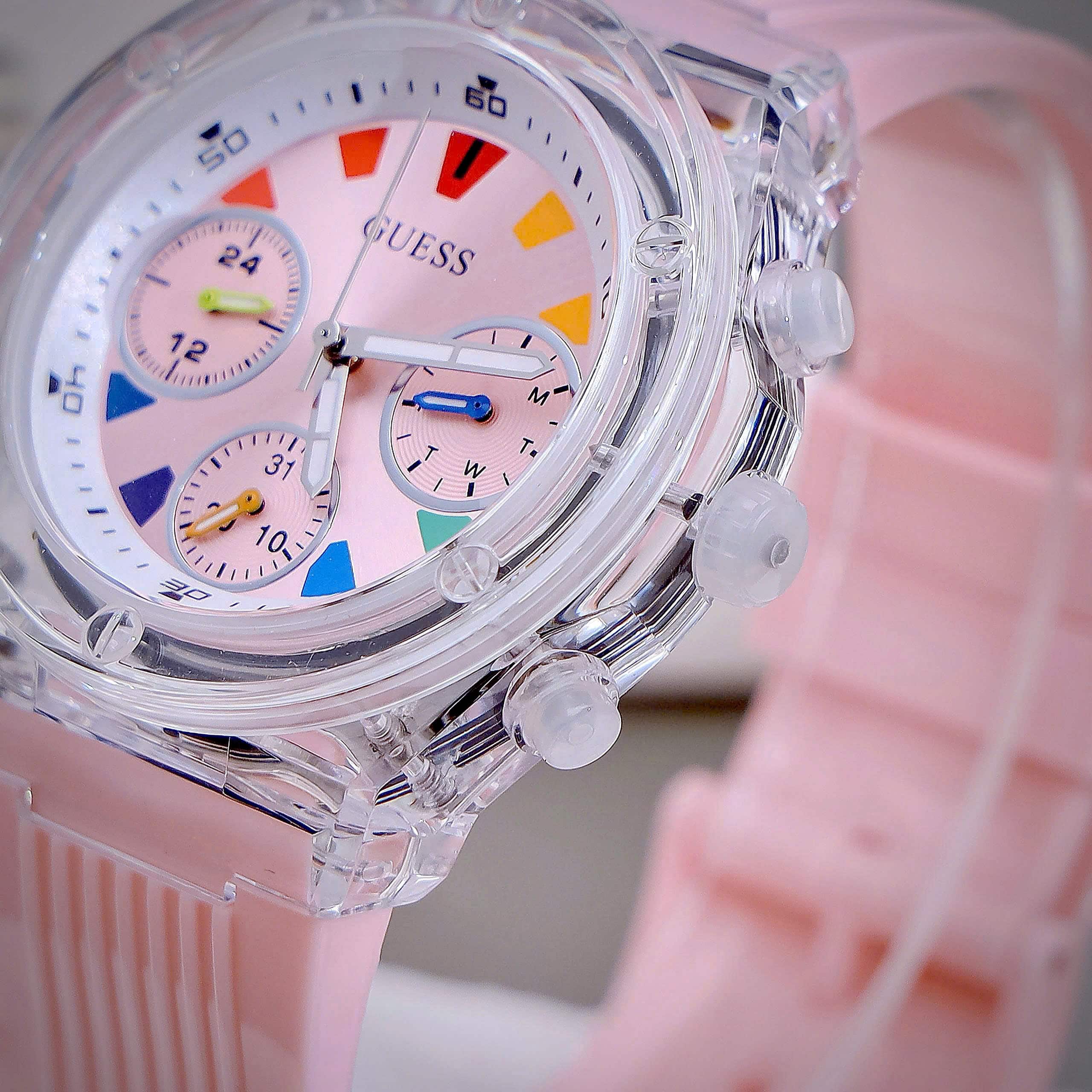 Đồng Hồ đeo tay Nữ Guess Eco-Friendly Multifunction Women Watch GW0438L7 6