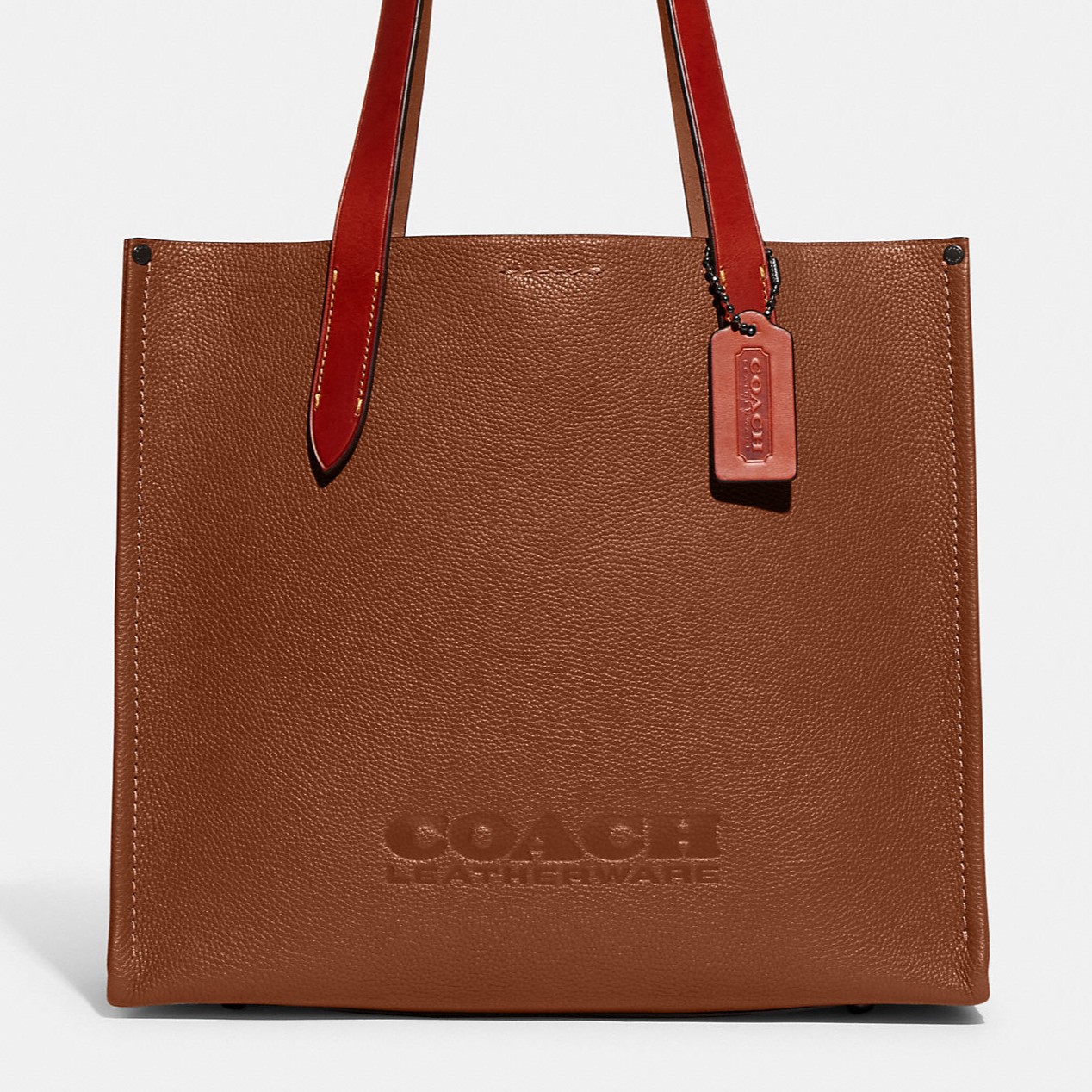 TÚI NỮ TOTE COACH RELAY TOTE 34 POLISHED PEBBLE LEATHER BAG CH757 8