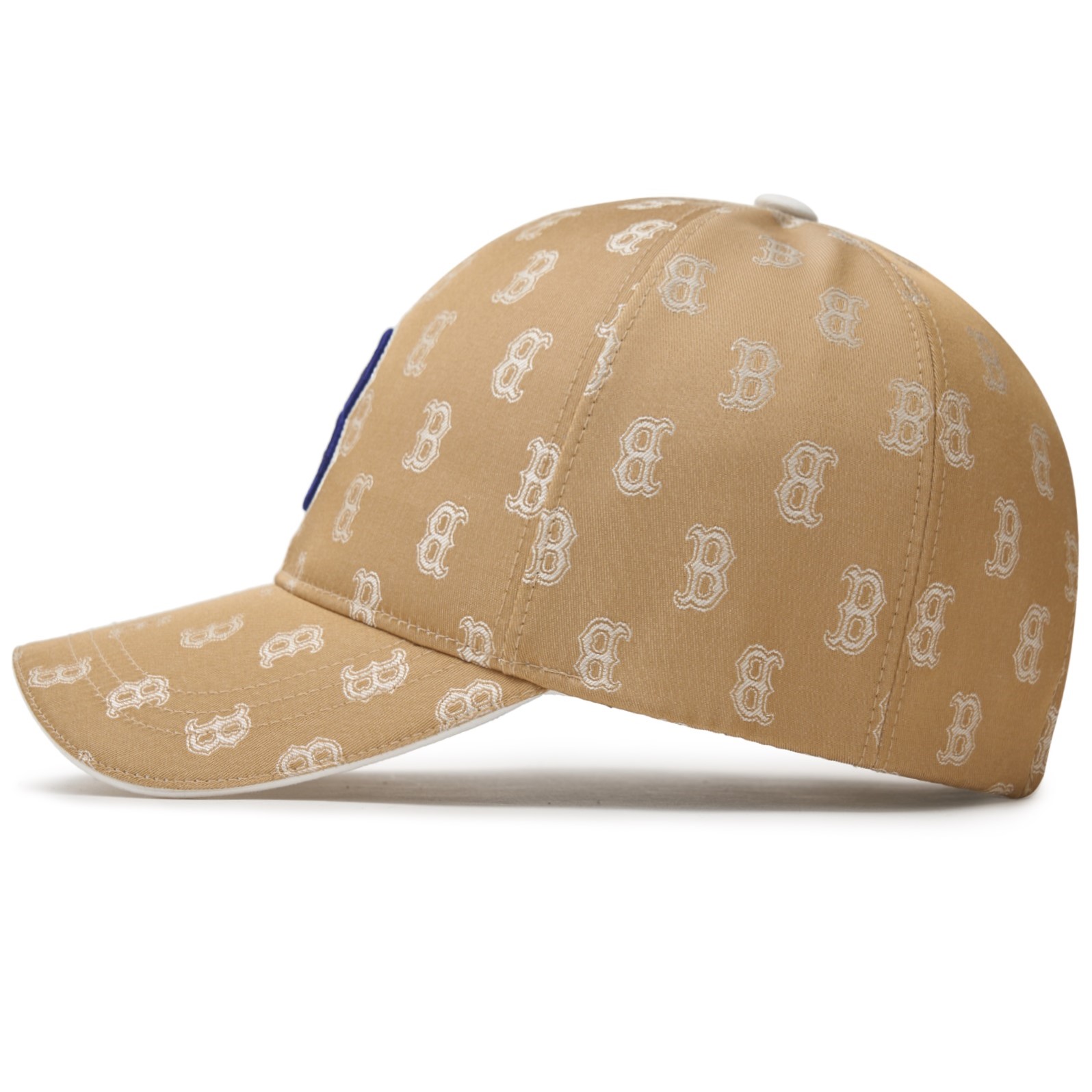 Nón bóng chày MLB B Classic Monogram Structured Ball Cap Boston Redsox Beige 3ACPM014N-43BGD 6