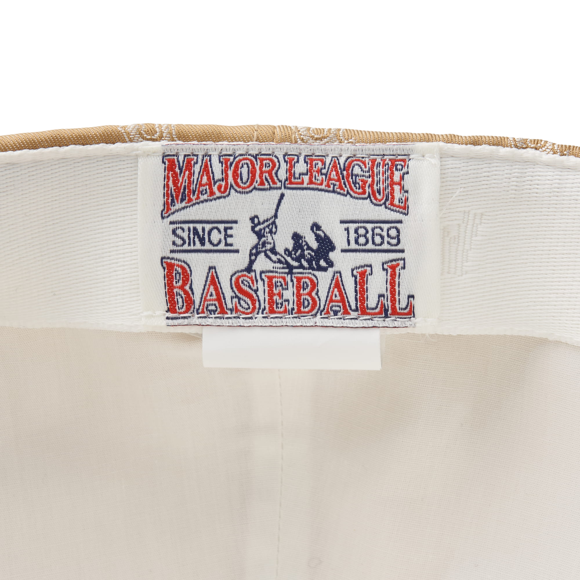 Nón bóng chày MLB B Classic Monogram Structured Ball Cap Boston Redsox Beige 3ACPM014N-43BGD 10