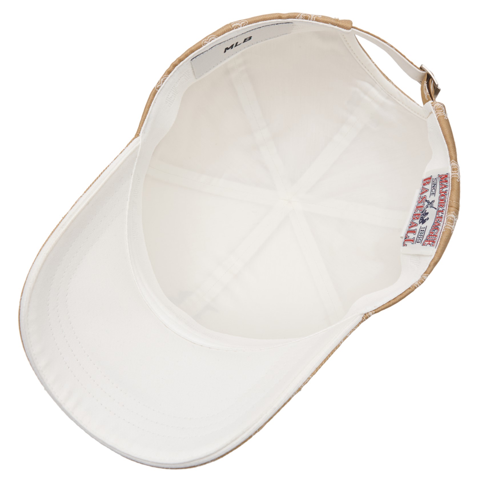 Nón bóng chày MLB B Classic Monogram Structured Ball Cap Boston Redsox Beige 3ACPM014N-43BGD 11