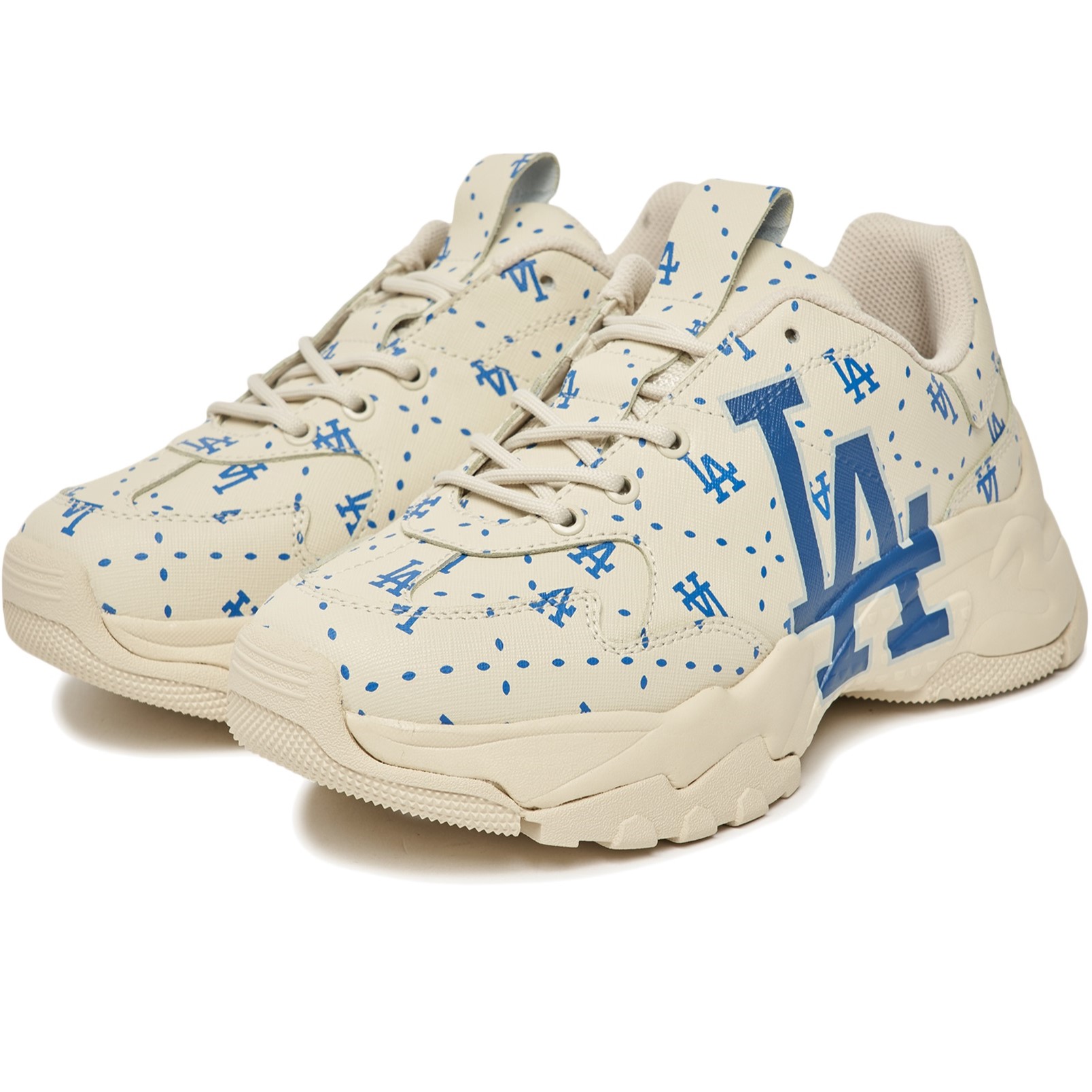 GIÀY SNEAKER MLB LA BIG BALL CHUNKY SAFFIANO DIAMOND MONOGRAM LA DODGERS 3ASHMS13N-07IVS 1