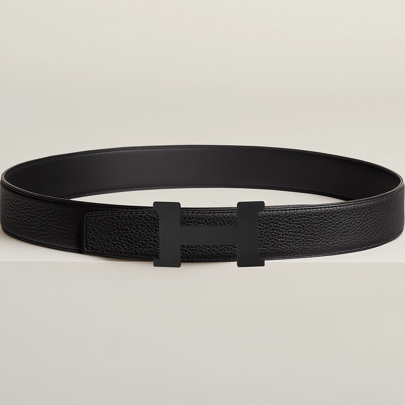 Thắt lưng nam khóa đen Hermes Constance Belt Buckle Reversible Leather Strap Noir 38 mm 2
