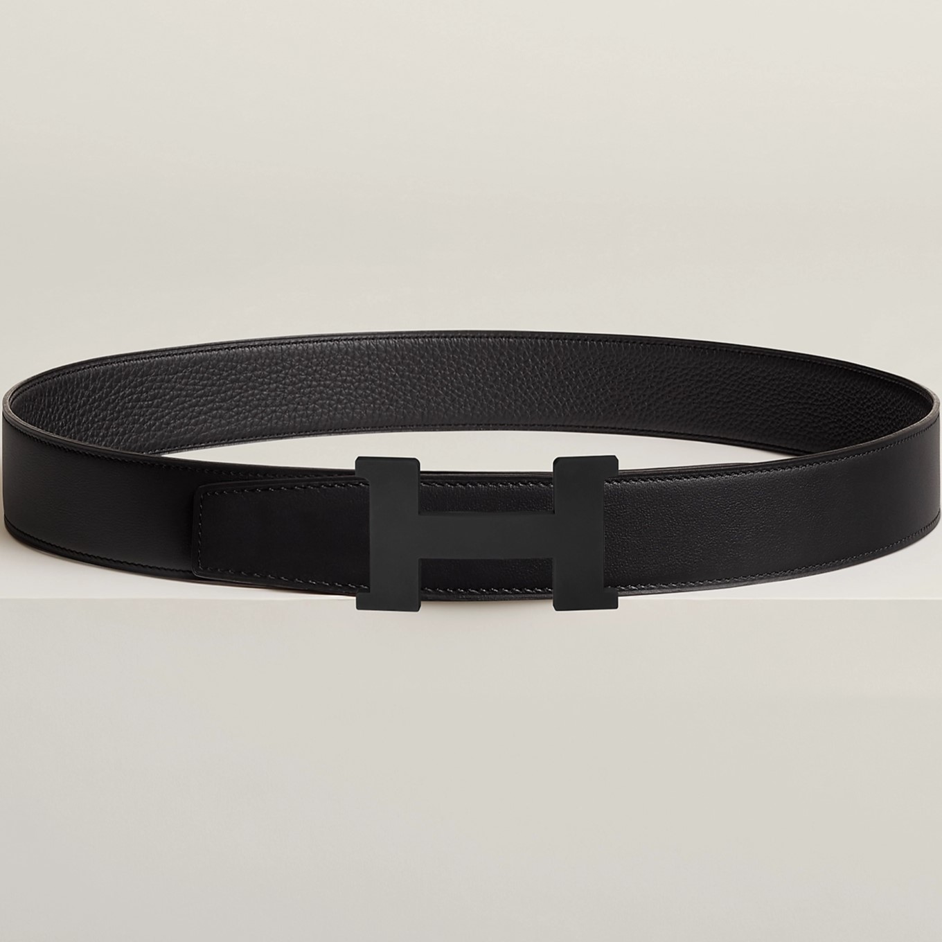 Thắt lưng nam khóa đen Hermes Constance Belt Buckle Reversible Leather Strap Noir 38 mm 1