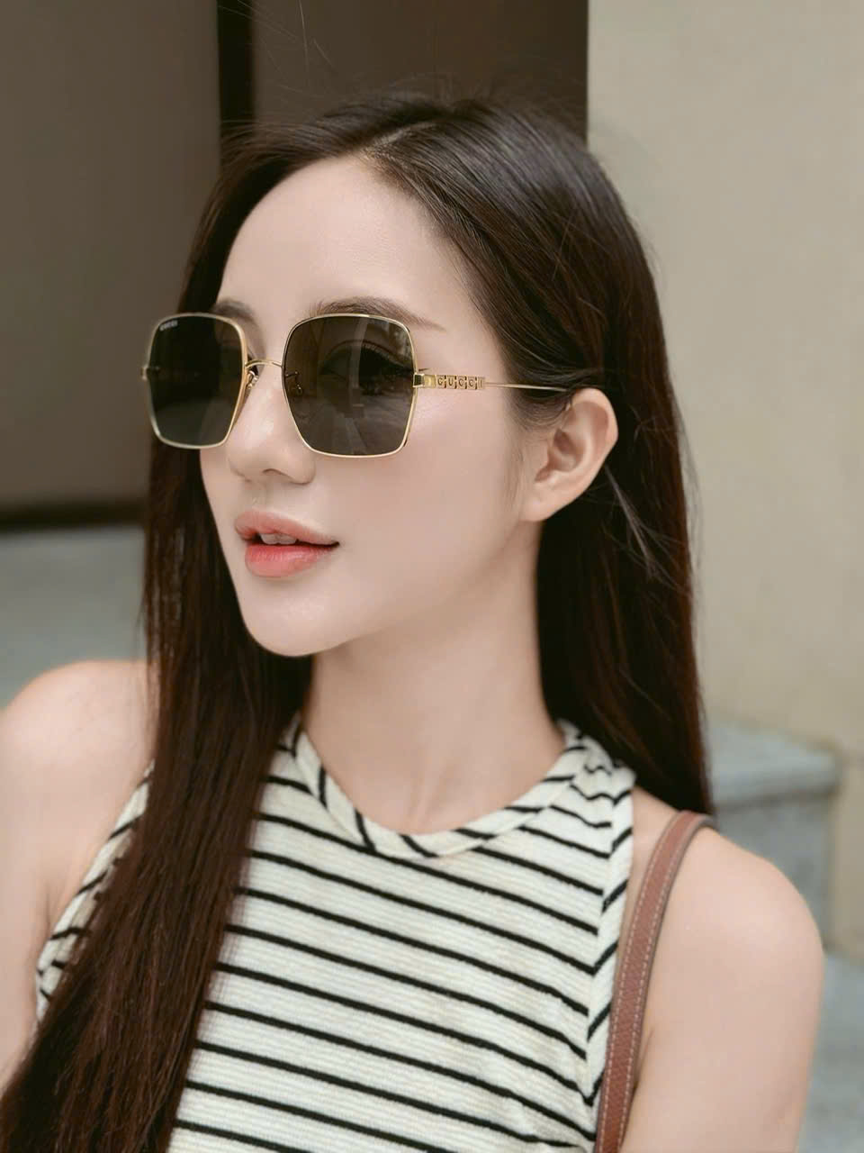 Kính mát thời trang Gucci Light Square frame sunglasses GG1434S 10