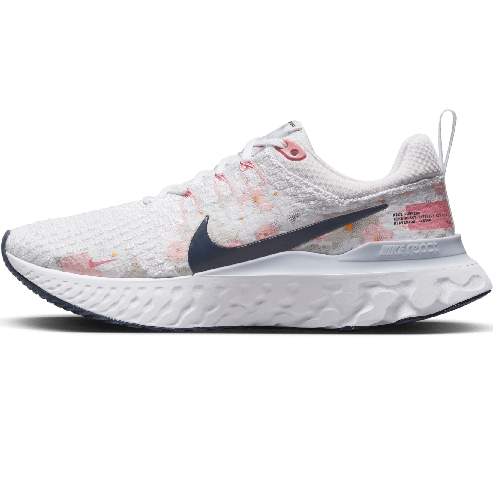 GIÀY THỂ THAO NIKE NỮ REACT INFINITY 3 PREMIUM WHITE PEARL PINK WOMENS ROAD RUNNING SHOES FD4151-100 5